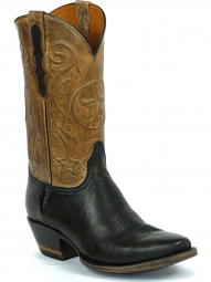 Black Jack Tristar Cording American Buffalo-Bison Cowboy Boot 931