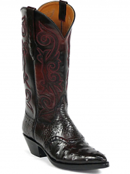 Black Jack Stitch # 720 Full Quill Ostrich Cowboy Boot 962