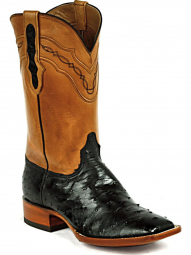 Black Jack El Paso Cording Full Quill Ostrich Cowboy Boot 971