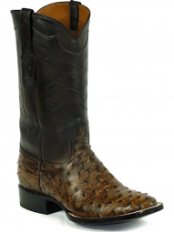 Black Jack Pecos Design Full Quill Ostrich Cowboy Boot 987