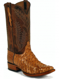 Black Jack Stitch # 1200 Full Quill Ostrich Cowboy Boot 991