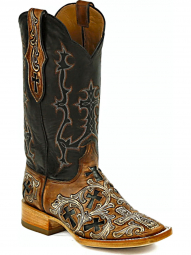 Black Jack Billy Stitch # 1 Craftsman Hand-Tooled Cowboy Boot HT-303