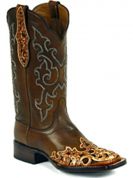 Black Jack Billy Stich # 2 Craftsman Hand-Tooled Cowboy Boot HTR-253