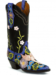 Black Jack Khloe Craftsman Hand-Tooled Cowboy Boot HTR-261