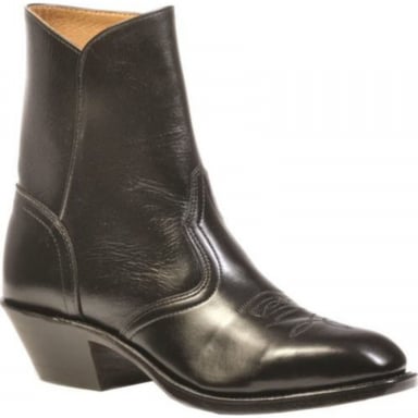 Boulet Mens Torino Calf Black Western Dress Toe Cowboy Boot 1114