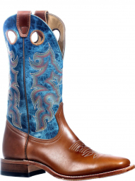 Boulet Mens Western Boot with Stockman Heel 3915