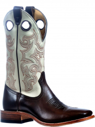 Boulet Mens Western Boot with Stockman Heel 3917