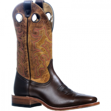 Boulet Mens Western Boot with Stockman Heel 3918