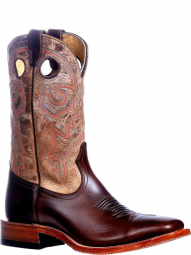 Boulet Mens Western Boot with Stockman Heel 3919