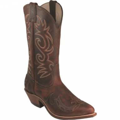 Boulet Womens Laid Back Copper Cowboy Toe Cowgirl Boot 6007