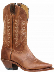 Boulet Womens Vintage Rust Snip Toe Cowgirl Boot 7611