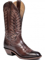 Boulet Mens Ranch Hand Tan Western Dress Toe Cowboy Boot 8064