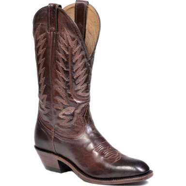 Boulet Mens Ranch Hand Tan Western Dress Toe Cowboy Boot 8064