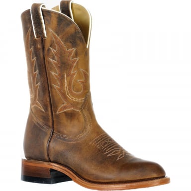 Boulet Womens Hillbilly Golden Round Toe Cowgirl Boot 9378