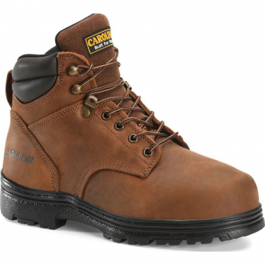 Carolina Mens Brown Steel Toe Internal Met Guard EH Work Boot CA3527