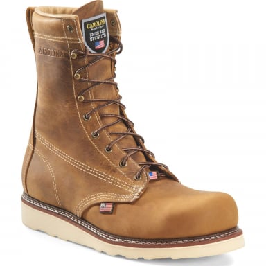 Carolina Mens 8" Domestic Steel Toe Wedge Work Boot CA7505