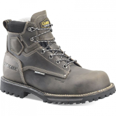 Carolina Mens Grey 6" PitStop Waterproof Comp Toe Work Boot CA7532