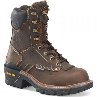 Carolina Mens Cardinal 8" Waterproof Comp Toe Logger CA7837