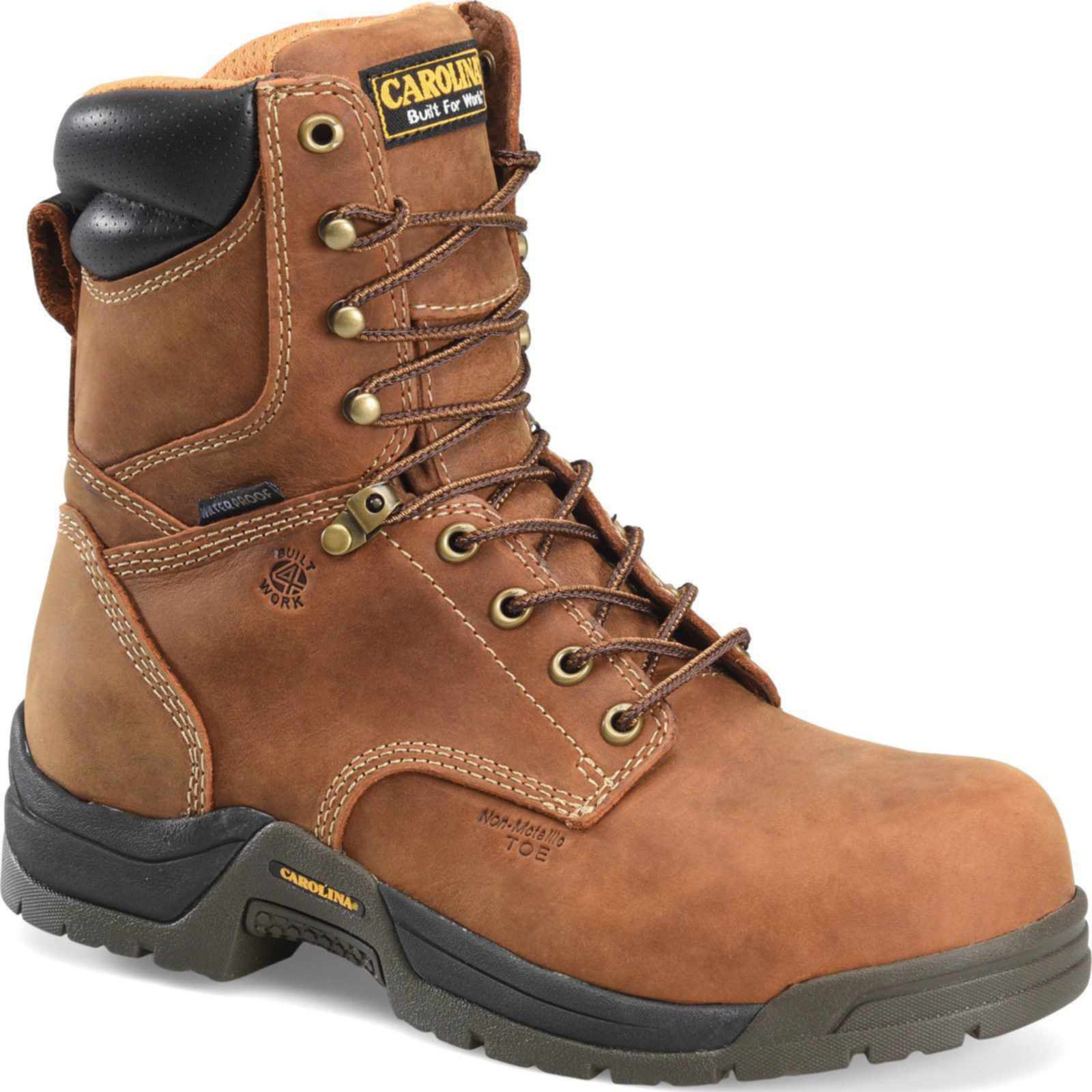 Shop Carolina Mens Brown Composite Toe Waterproof Work Boot CA8520 ...