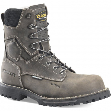 Carolina Mens Grey 8" Waterproof Composite Toe Work Boot CA8532