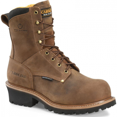 Carolina Mens 8" Waterproof Logger Boot CA9052