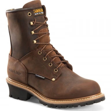 Carolina Mens Steel Toe Waterproof EH Logger Boot CA9821