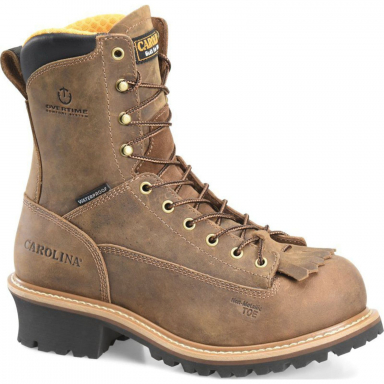 Carolina Mens 8" Driller Lace-to-Toe Waterproof Composite Toe Logger Boot CA9828