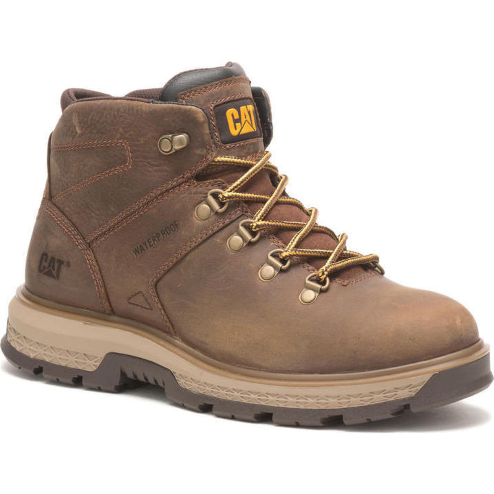 Shop Caterpillar Mens Exposition Hiker Waterproof Work Boot P51061 Save 20 Free Shipping BootAmerica