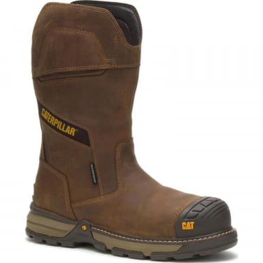 Caterpillar Mens Excavator Superlite Pull-On Waterproof Carbon Composite Toe Work Boot P91448