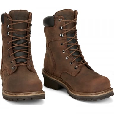 Chippewa Mens Hador 8" Steel Toe Insulated Logger 55025