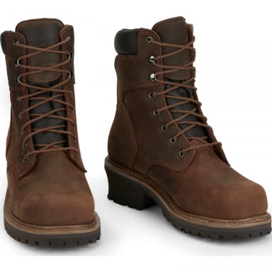 Chippewa Mens Hador 8" Steel Toe Logger 55026