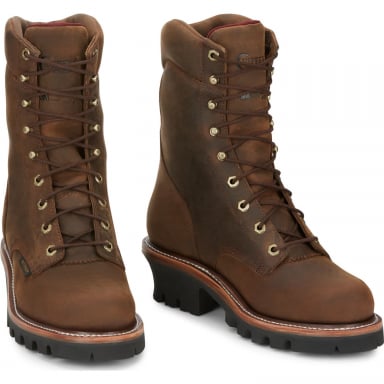 Chippewa Mens Super Dna 9" Waterproof Insulated Logger 59408