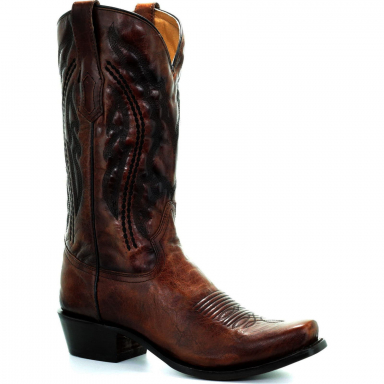 Corral Mens Jim Honey Narrow Square Toe Western Boot A3476