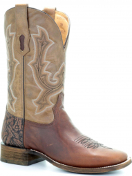Corral Mens Brown Square Toe Tyson Selection Boot A3506