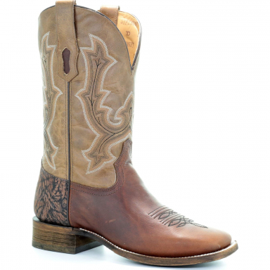 Corral Mens Brown Square Toe Tyson Selection Boot A3506