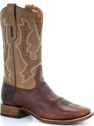 Corral Mens Dark Brown Square Toe Tyson Selection Boot A3549