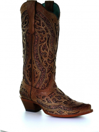 womens glitter cowgirl boots