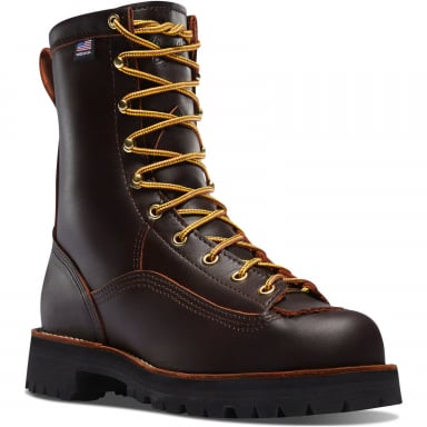 Danner Mens Rain Forest Brown Work Boots 10600