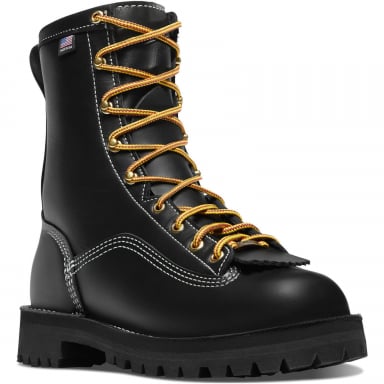 Danner Mens Super Rain Forest Black Insulated 200G Work Boots 11700