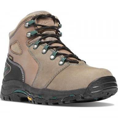 Danner Womens Vicious 4" Brown/Green Composite Toe Boots 13853