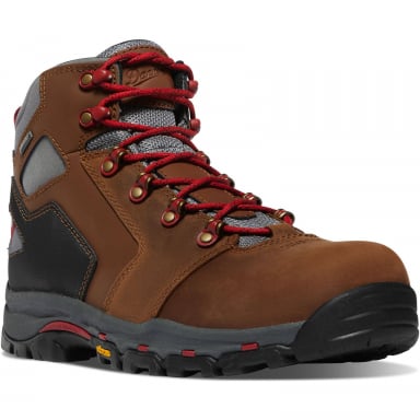 Danner Mens Vicious 4.5" Brown-Red Work Boots 13881