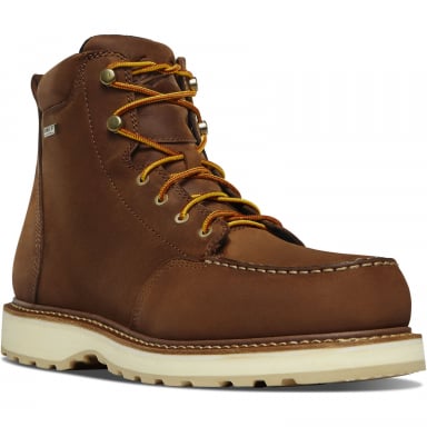 Danner Mens Cedar River 6" Brown Work Boots 14300