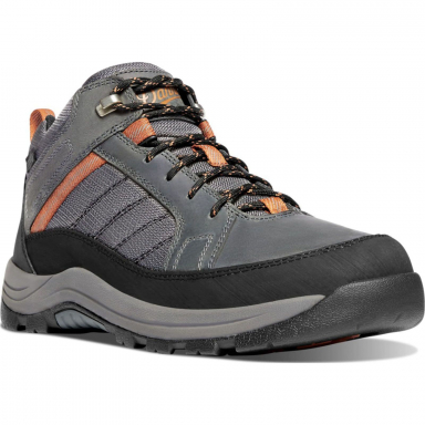 Danner Mens Riverside 4.5" Gray/Orange Boots 15341