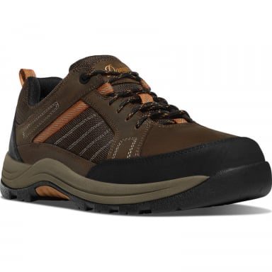 Danner Mens Riverside 3" Brown/Orange Steel Toe Shoes 15346