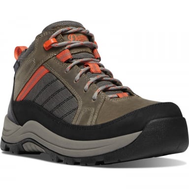 Danner Womens Riverside 4.5" Gray/Orange Steel Toe Boots 15347