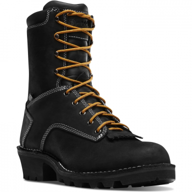 Danner Mens Danner Logger Black Work Boots 15431