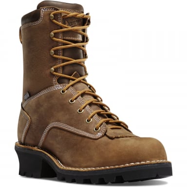 Danner Mens Danner Logger Brown Work Boots 15439