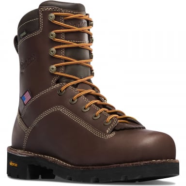 Danner Mens Quarry USA Brown Work Boots 17305