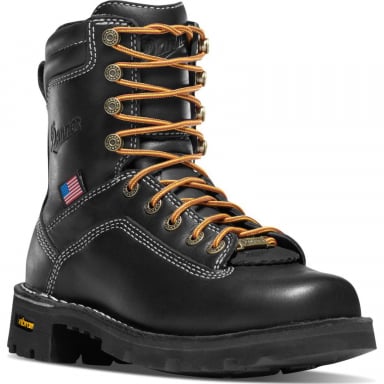 Danner Womens Quarry USA 7" Black Boots 17323