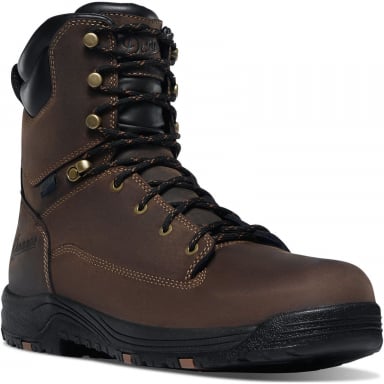 Danner Mens Caliper 8" Brown Work Boots 19457